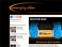 Tablet Screenshot of emergingelites.com